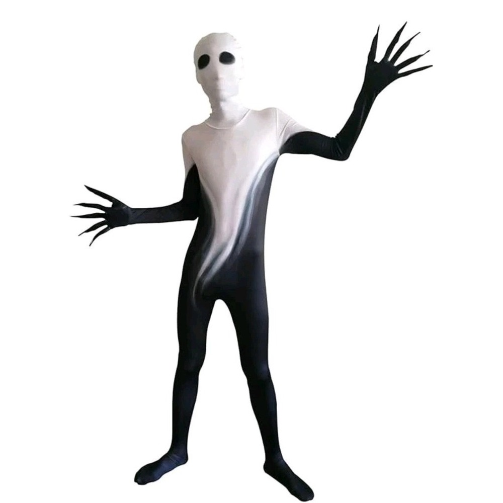 Scary Shadow Demon Costume Deluxe Kids Large Halloween Costume Set for Halloween